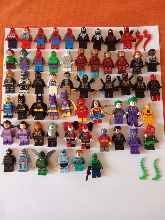Lego minifigurine super eroi DC si Marvel, TMNT, batman, superman etc