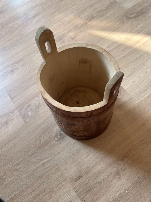 Деревянный бидон для меда