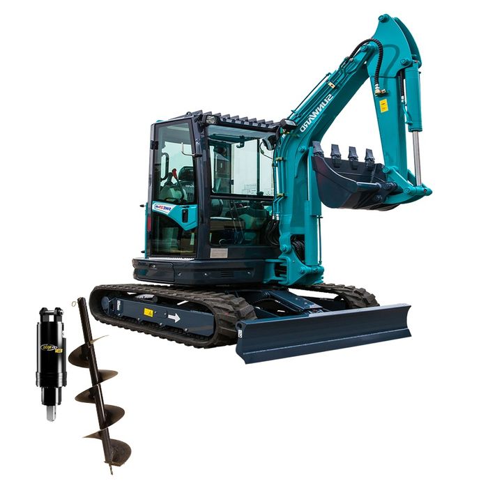 Inchiriez miniexcavator cu picon cilindru compactor si bobcat