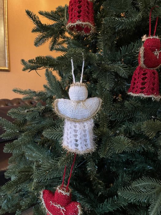 Ornament de Craciun - ingeras sau clopotel - produs artizanal