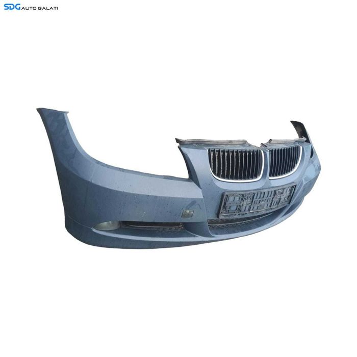 Bara Spoiler Fata cu Grile si Proiectoare BMW Seria 3 E90 NFL Non Facelift 2004 - 2007 [M9671]