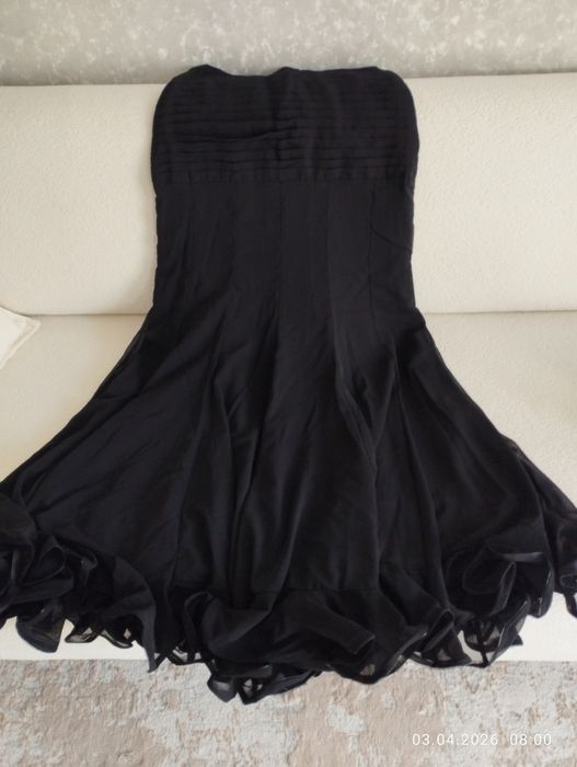 Черная юбка-рыбка