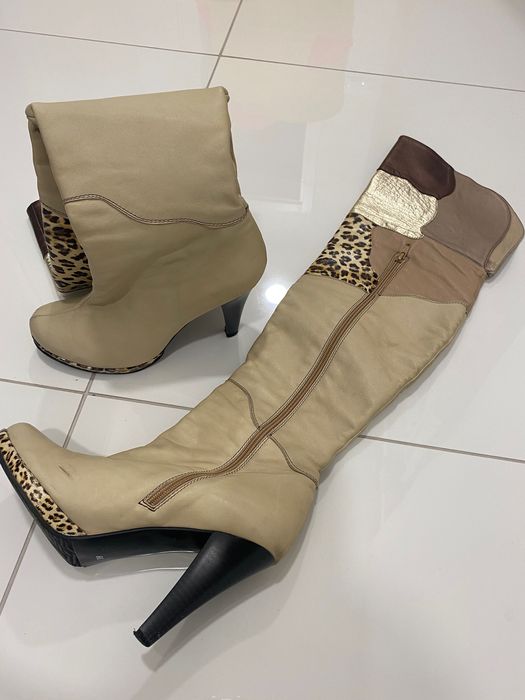 Елегантни Чизми-Ботуши Естествена кожа