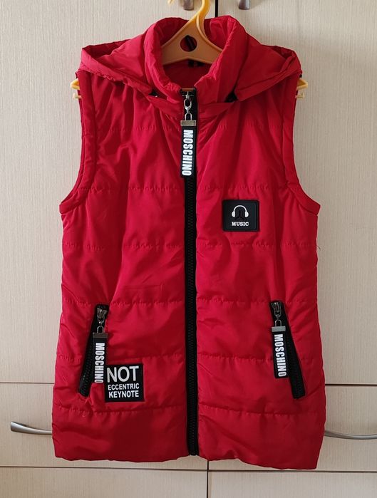 Куртка - жилетка (трансформер) размер 40, 140-152 см