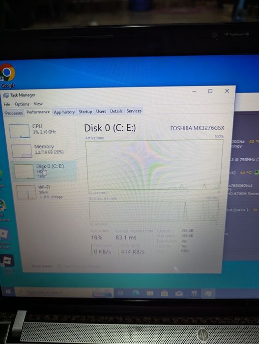 Laptop HP Pavilion i7-2630QM 8gb RAM video AMD 6700  HDD 320