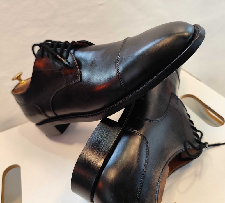 Pantofi cap toe 45 de lux Ludwig Reiter lucrati manual piele naturala