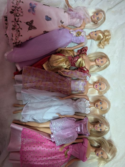 Lot păpuși Barbie prințese