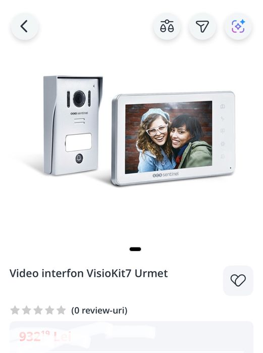 Videointerfon visiokit 7 sentinel