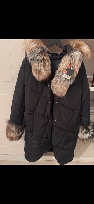 Geacă cu blană naturală