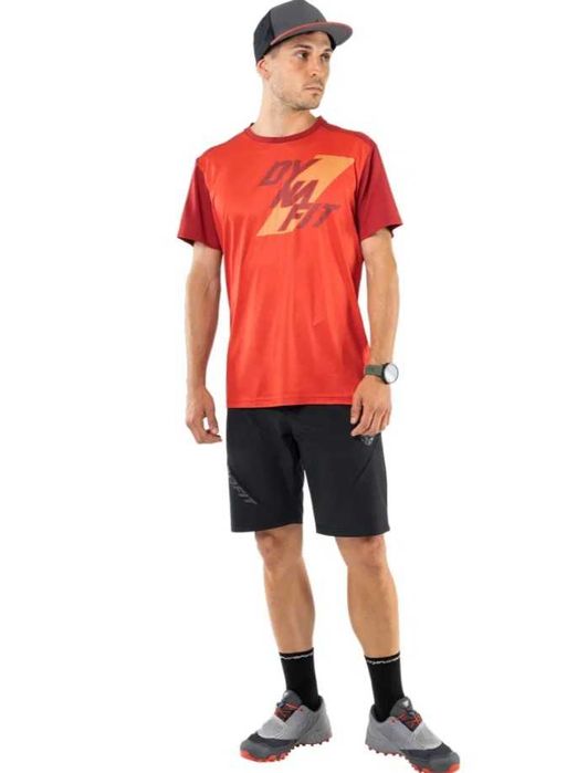 Мъжка тениска Dynafit Transalper Light T-Shirt нова с етикети  – Orange  Размер L  цена: 45 €