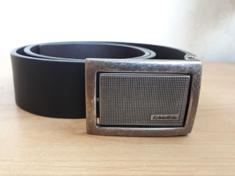 Curea Calvin Klein reversibila negru/maro