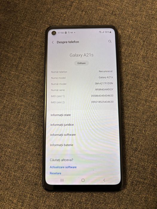 Samsung A21s Impecabil 10/10