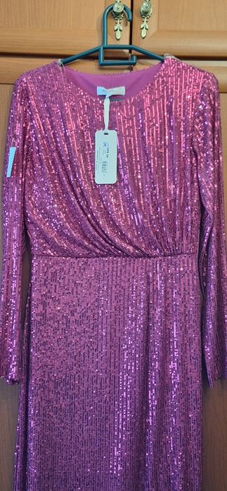 Платье блестящее