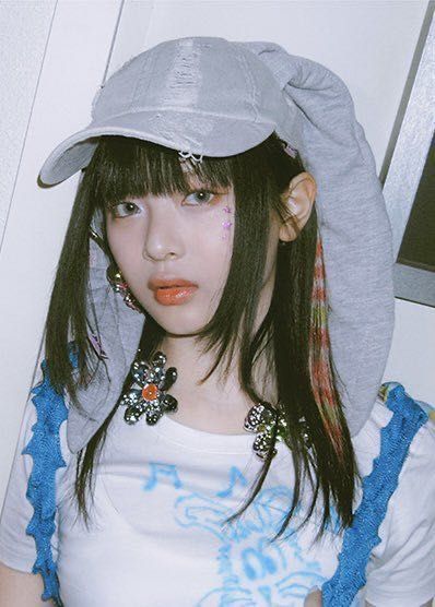 Kpop Denim Bunny hat