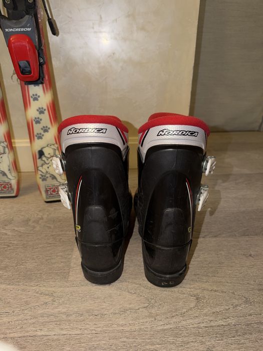 Set schi copii Rossignol 130 cm + clăpari Nordica 36/37