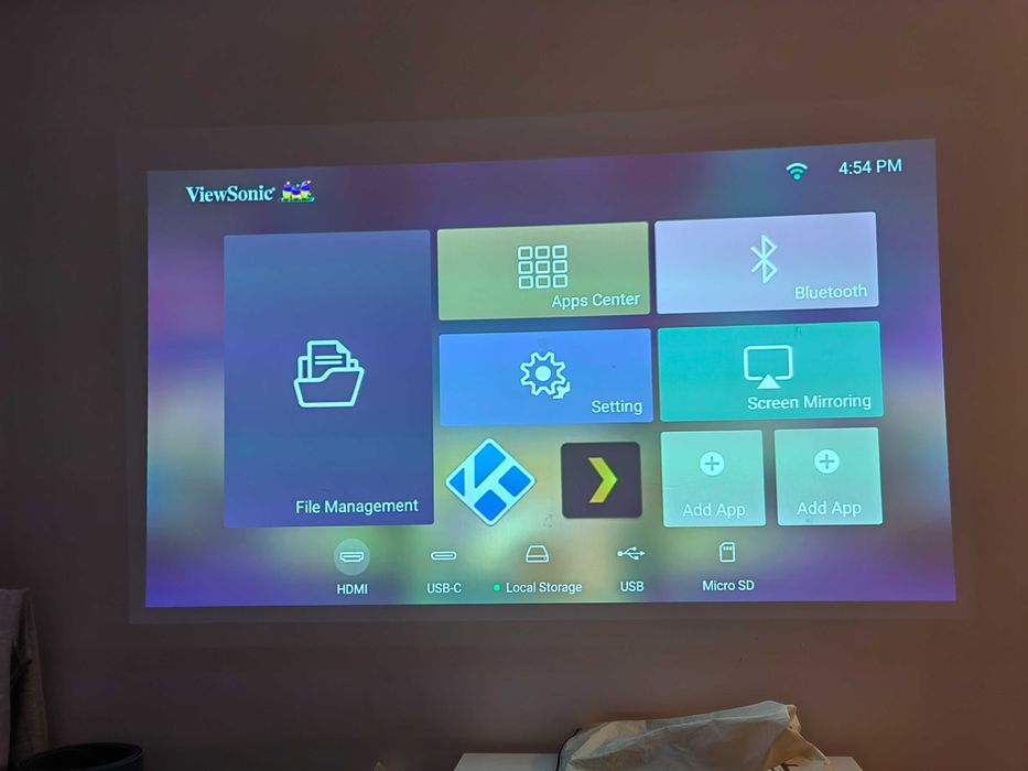 Videoproiector ViewSonic M2E, 1000 lumeni, Smart Wi-Fi, LED Full HD
