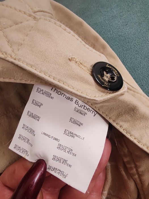 Pantaloni bej-camel, casual-smart - Thomas Burberry original - Mărimea 40