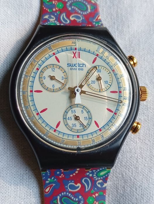 Swatch Chronograph 22 jewels NOS!