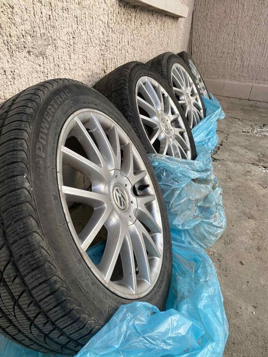 Продавам 4 броя оригинални алуминиеви джанти на фолксваген