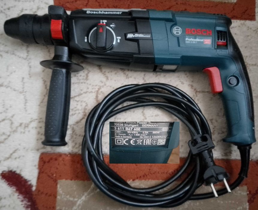 sifoner 3 usi stare buna-scule Bosch-BOSCH 2-28F-Bosch GBH 18V-28 DC