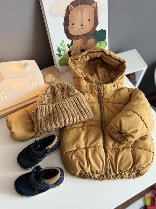 Курточка ботинки шапка на весну