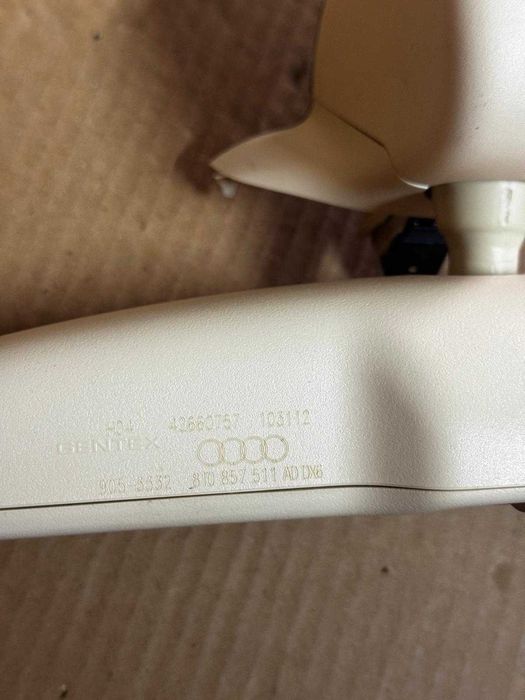 Oglinda retrovizoare crem cu camera asistenta faza lunga Audi A4 B8/A5/Q5/A6 C7/A7 cod 8T0857511AD