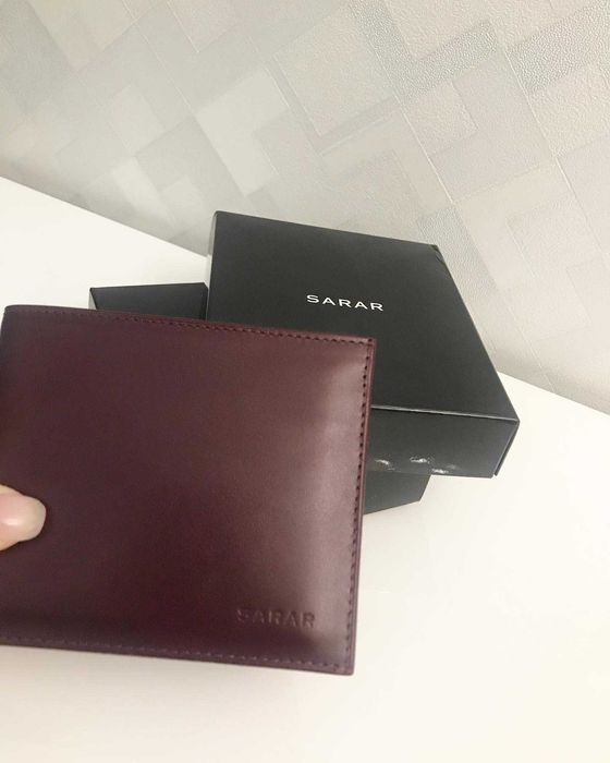 Стильный кожаный картхолдер, портмоне Sarar