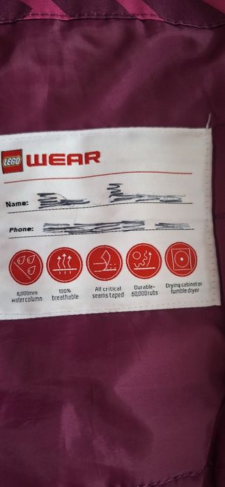 Зимно яке, LEGO, 134/140