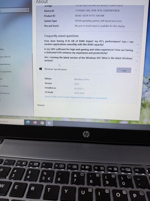 Лаптоп HP litebook 850 G2