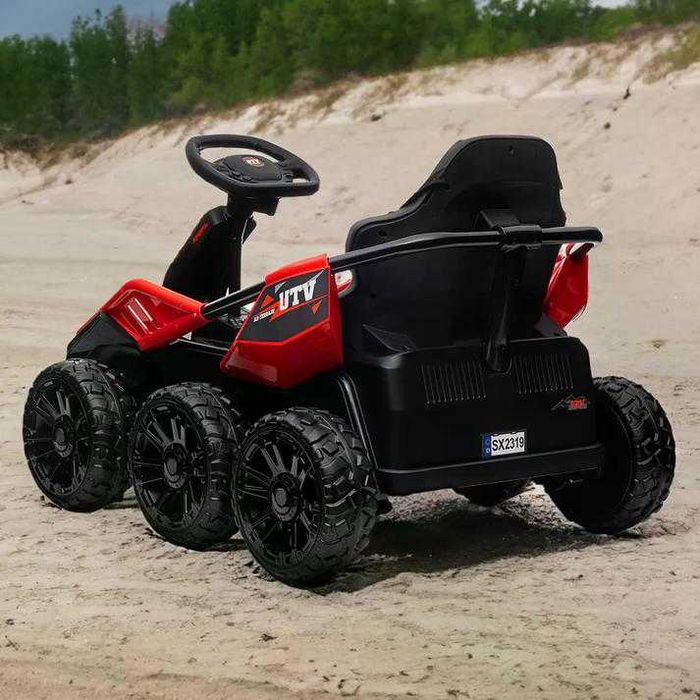 UTV electric pt 2 copii Kinderauto BJSX2319 6x6 300W 24V RED