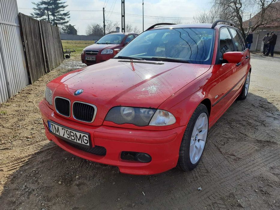 IEFTIN! BMW E46 320D 136CP Touring rosu NFL, an 2001 packet M,fiscal