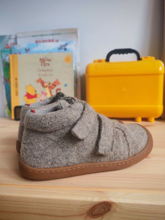 Детски боси Barefoot 29   мерино боти Koel Don Merino Light Grey
