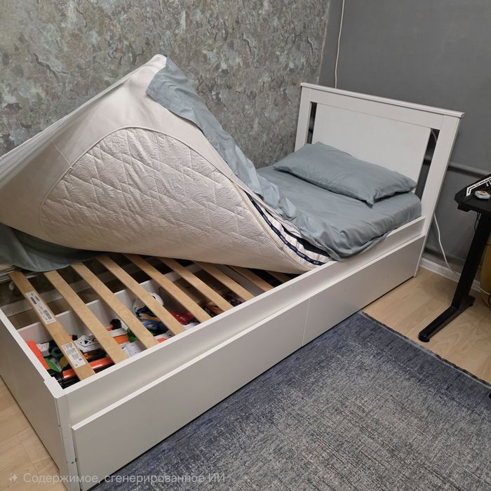 Продам односпальную кровать IKEA