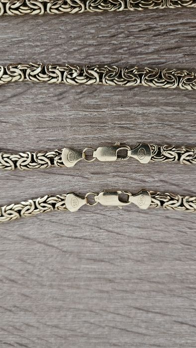 Set Aur 14K Bărbătesc masiv - Model Bizantin / Regal