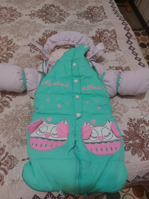 Зимний детский комбинезон