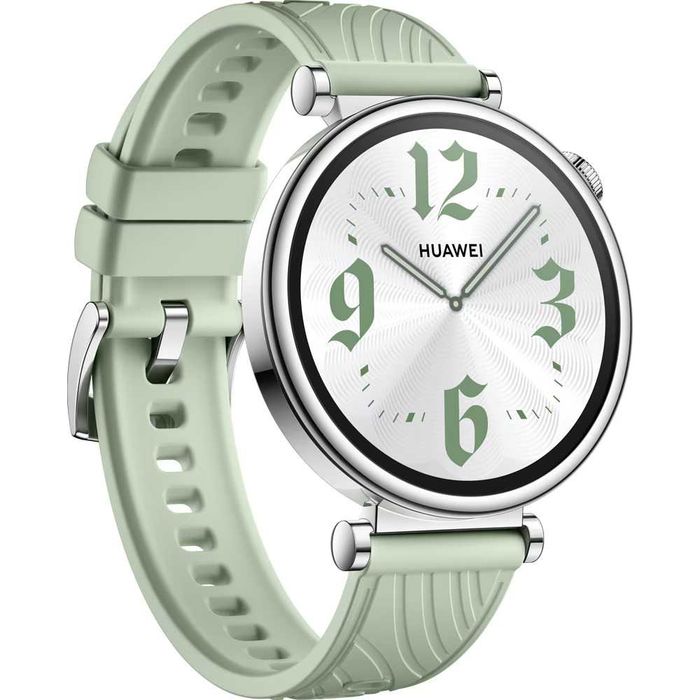 Smartwatch HUAWEI Watch GT4 41mm Dama GPS Android iOS Green Fluoroelastomer Nou Sigilat