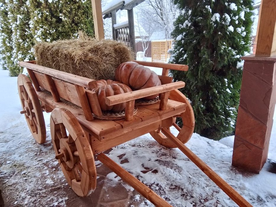 Деревянная телега