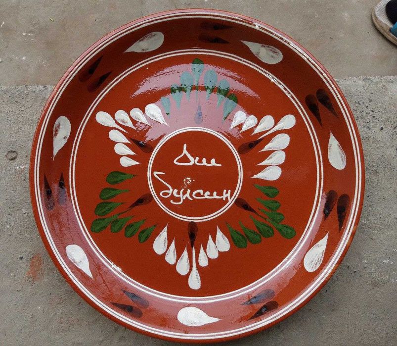 Osh uchun sopol laganlar