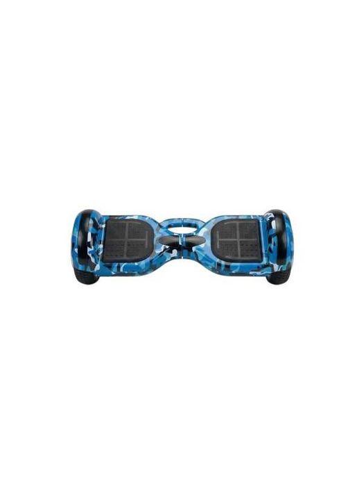 Hoverboard 6,5 inch Camouflage Blue, cu Bluetooth, cu maner