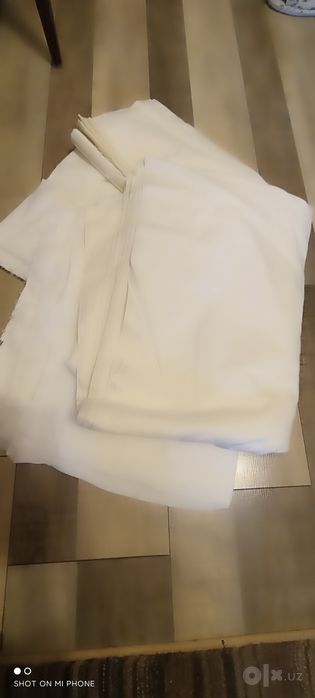 Отрезы ткани х/б белый