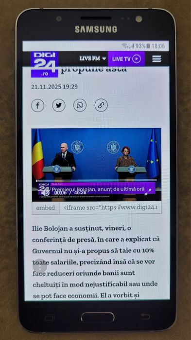 Telefon Samsung J5 (2016)
