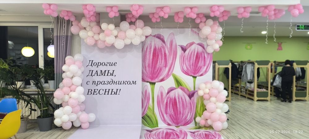 Оформление шарами