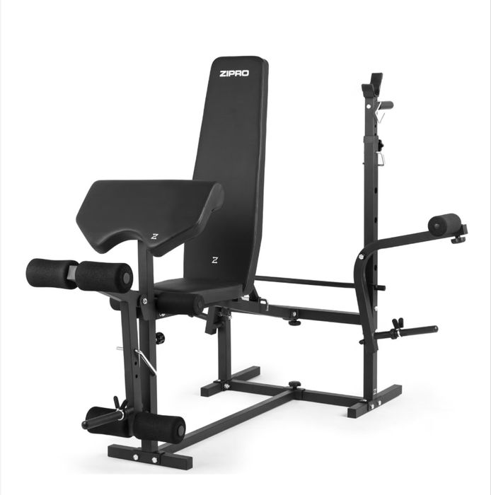 Фитнес лежанка Zipro Ripped + тежести