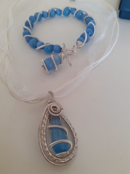 Set de bijuterii hand made nou