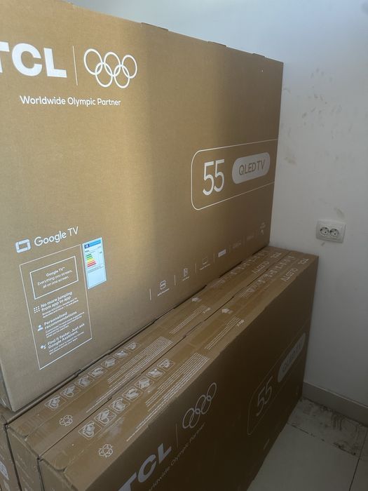 Телевизор TCL 55T6D QLED новый 2026 оригинал Прошивка Доставка