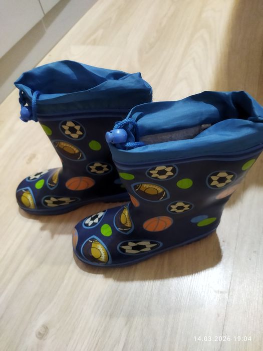 Резиновые сапоги с утеплителем 34р