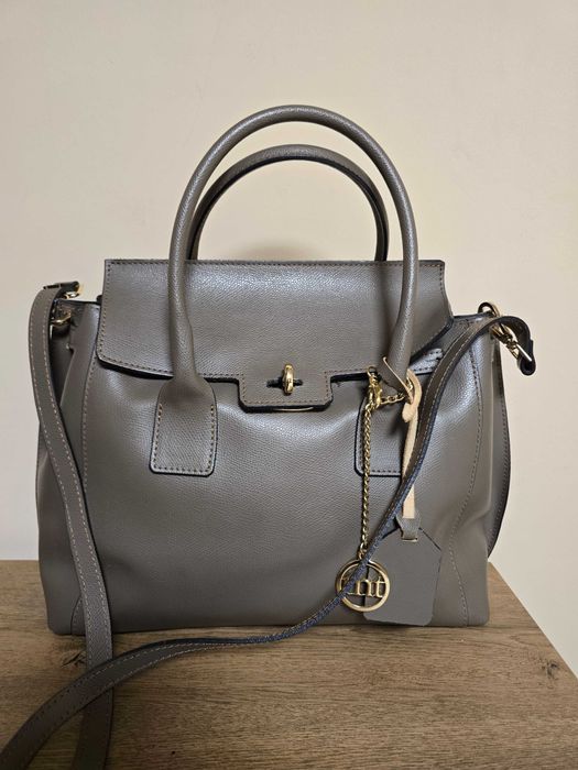 Mia Tomazzi оригинална дамска чанта от естествена кожа