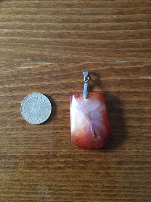 Pandantiv cu agat de foc