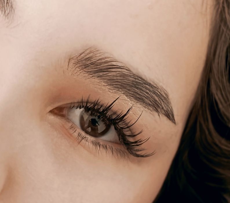 ЛЭД наращивание ресниц 6000 тг