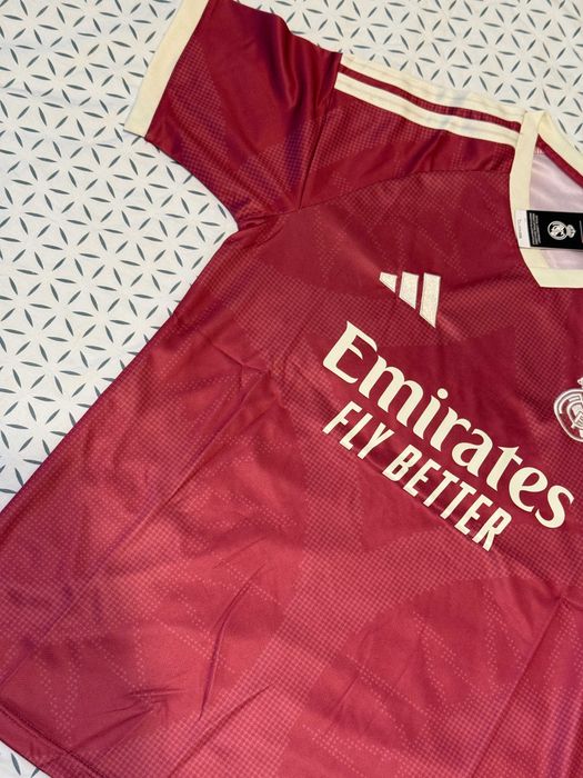 Tricou Real Madrid third kit rosu/roz 2026-2027 la liga champions league